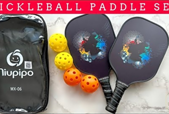 Powerful And Precise, The Niupipo Usapa Pro Pickleball Paddle Set Is A Winning Combination
