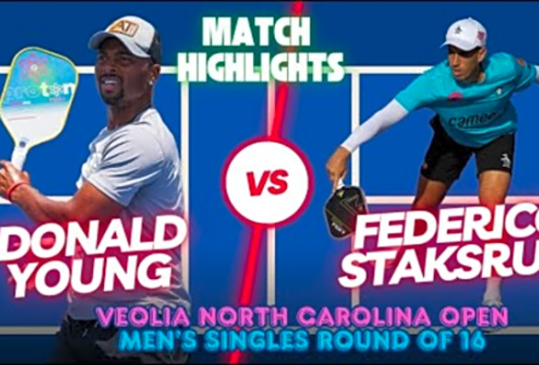 Staksrud vs Young North Carolina Open Round of 16 HIGHLIGHTS