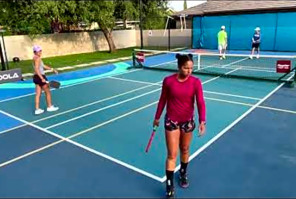 &quot;Space Buns&quot; &amp; &quot;Mach 10&quot; VS &quot;SoCal Lefty&quot; &amp; &quot;H&quot; Patriquin Pro Rec Pickleball Piccadilly 5/27/23