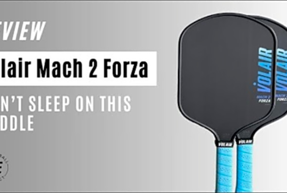 Volair Mach 2 Forza 16mm &amp; 14mm Paddle Review by Pickleball Effect