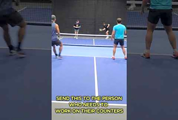Let them know to get on the courts ASAP to get the counters down! #pickleball #pickleballtips #ppa