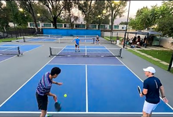 Bad Pickleball Pro Level Rec Scott Crandall Brian Bonilla Matt Baca Sergey Serega 3 Games