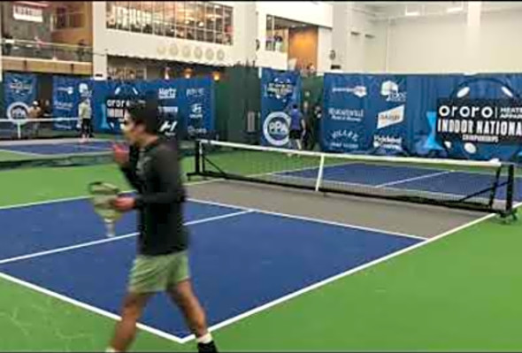 Aanik Lohani vs Bradley Feiger - 5.0 19 Mens Singles Gold - PPA Indoor National Championships