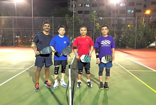 4K Flight B Poh/Johnny vs Jasen/Hari Game 1 Pickleball Asia Flex League SG-Men&#039;s Doubles 19 Adv