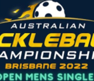 Mens Open Singles Australian Pickleball Championships 2022