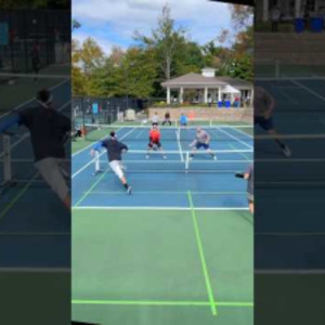 Bernie to set up match point! 4.0 Joola Gold medal highlights #picklebal...