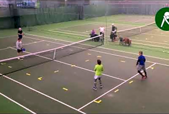 Pickleball at Vermont Sport and Fitness Club Rutland VT - Double Bounce Rule