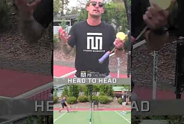 When to punch vs. when to block #pickleball #pickleballtips #pickleballlessons