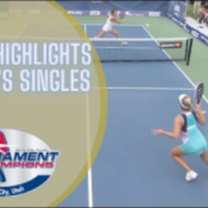 Anna Leigh Waters vs. Lea Jansen - 2022 Tournament of Champions Womens S...