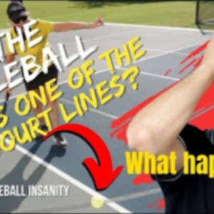 What happens If the PickleBall hits one of the court lines? #PickleBall ...