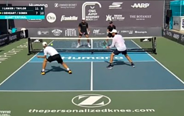 Sobek/DeHeart vs. Lanier/Taylor - Men&#039;s Pro Doubles - APP Tour - Pickleball - Game Point