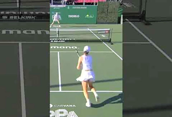 Genie Bouchard CAN PLAY PICKLEBALL! WOW #propickleball #pickleball #tennis #sports