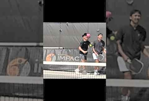 Scrappy PPA Pickleball points, and a tweener? #pickleball #pickleballhighlights