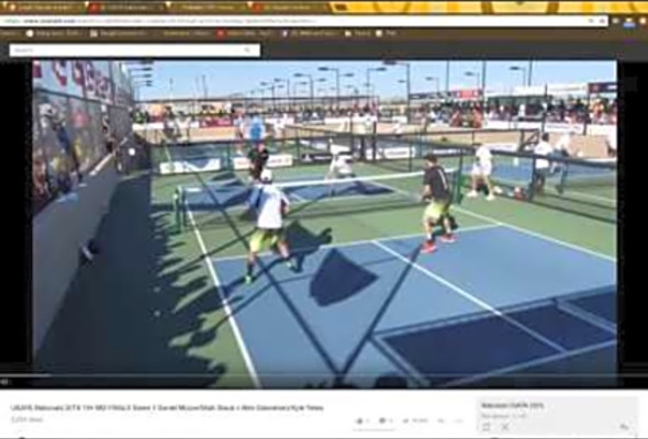 Pickleball Game Analysis - Coach Claudia Fontana - Nationals 19 Finals Game 1