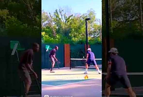 Kevin Durant is a pickleball BEAST