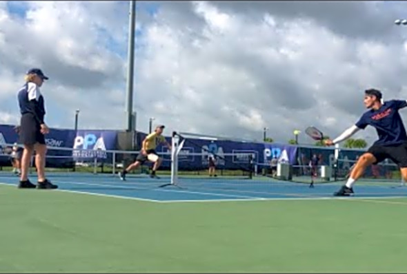 Jason Garriotte vs Jay Devilliers - PPA Pickleball Tour Pro Singles-Orlando, FL USTA Center 9/9/2021