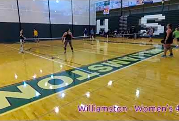 Williamston Pickleball - Women&#039;s 4.5 Henne-Rokicsak vs Villerot-Geering