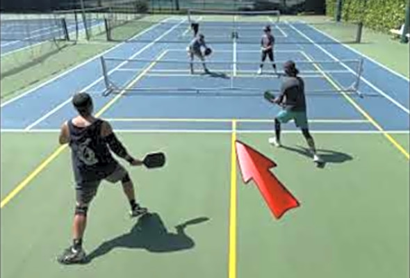 Can you spot the BIG MISTAKE? #pickleball #shorts #highlights #lesson #sports #j2k #learning
