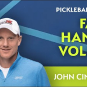 John Cincola, Pickleball Drill: Fast Hands Volley for Titan ONE Pickleba...