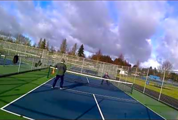 Time Lapse: Pickleball Practice In Lacey With Zane