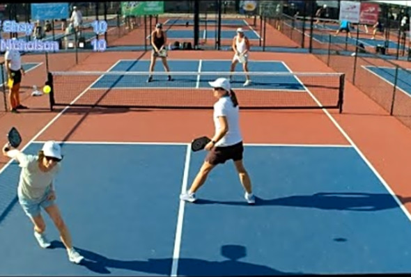 Women&#039;s Age 55-59 Gold Medal Pickleball Match - US OPEN 2025