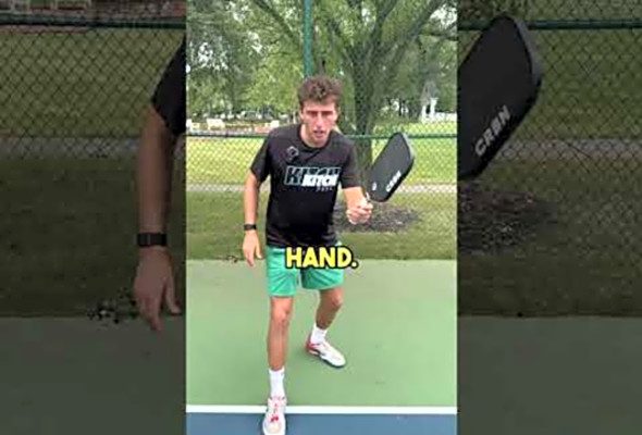How To Hit a 3rd Shot Drop! #pickleball #pickleballtips #shorts