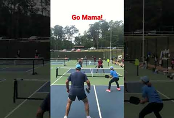 Pickleball highlights #pickleballdoubles #married #volley #yeahthatgreenville #mama #pickleball