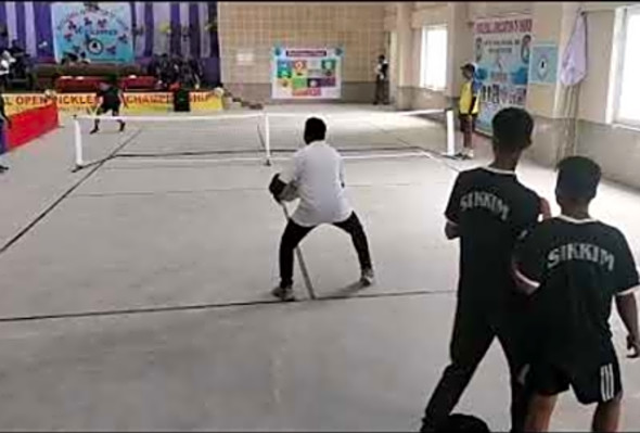 Sikkim National Open Pickleball Championship 35Men&#039;s Single Category Match