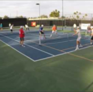 Shadow Mountain Pickleball Tournament Men&#039;s Doubles 5.0 Final Game 1
