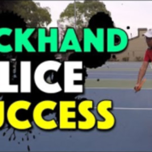 Backhand Slice Success - How To Hit A Great Pickleball Backhand Slice