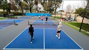 Bad Pickleball Pro Level Rec 5.5 Jessie Irvine Matt Baca Andre Feliz Luc Pham 3 Games Warnick too