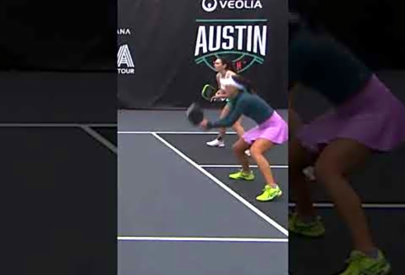 Watch This Backhand Rolling in Action! #shorts #pickleball