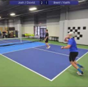 Josh and David vs. Brent and Keith - 4.0 Pickleball Match