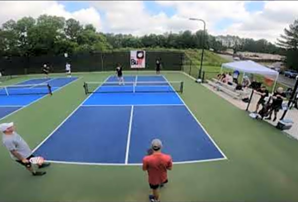 NO Bull Pickleball Team Invitational - Pool Play - Round 3 (partial) - Court 1