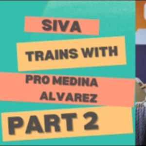 Siva Trains with PRO pickleball player Jhonnatan Medina-Alvarez Part 2- ...