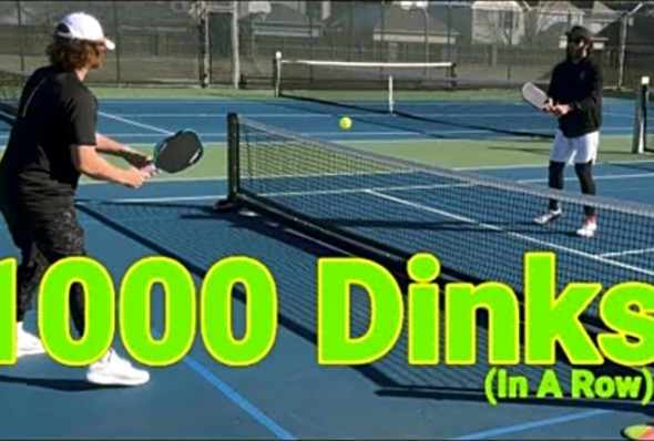 1000 Dinks in A Row with Pickleball Pro Rob Slutsky