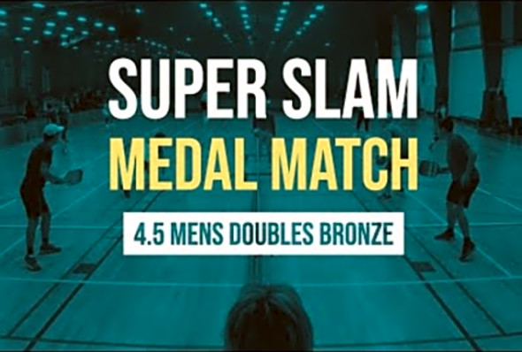 Bronze Medal Pickleball match at the New England Super Slam