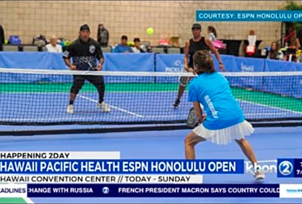 Try out your pickleball skills this weekend at the Honolulu Open