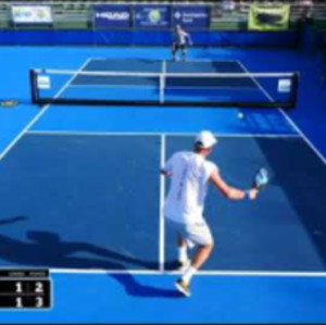 APP Delray Beach Pickleball Open Pro &amp; Senior Pro Singles Grandstand Cou...