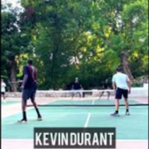 Kevin Durant is the &#039;World&#039;s Tallest Pickleball Player&#039;
