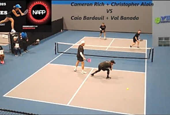 North America Pickleball Pro - Cameron Rich Christopher Alain VS Caio Bardauil Val Banada - Gold