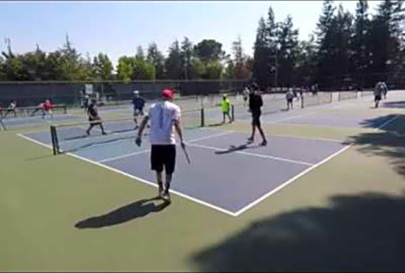 5.0 Mens Doubles: Paul Leaf Sean Leaf v. Jordan Briones Brandon Loong