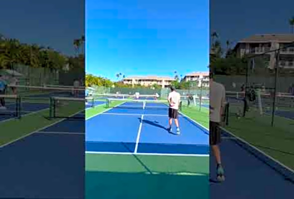 Bangers in pickleball! When you forget how to dink and only drive! #pickleball #maui #drive