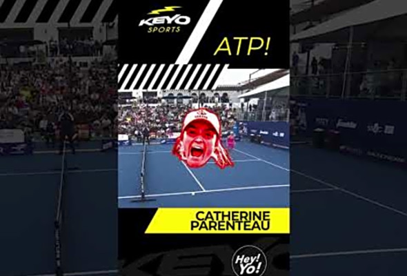 Pickleball - Catherine Parenteau with the ATP