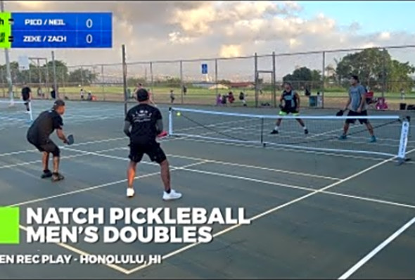 Pickleball Men&#039;s Doubles - Zeke/Zach vs Pico/Neil