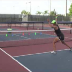 Pickleball Tutor Tips: Where to Aim the Swinging Volley