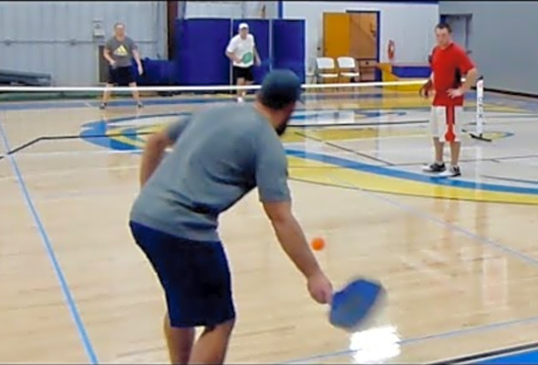 Jackson TN Pickleball Advanced Rec Play-Ben Tomasino/Michael Williams v Ari/Johan Svennson