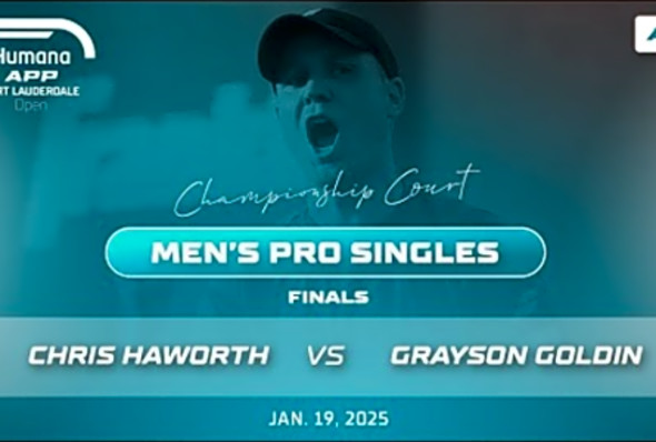 2025 Humana APP Fort Lauderdale Open - Haworth vs Goldin - Men&#039;s Pro Singles Final