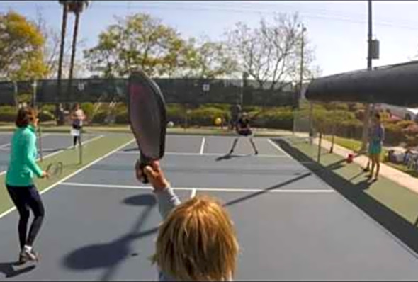 2017 March Madness Pickleball Tournament 4.5 WD Final Game 2