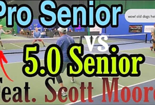 Pro Senior VS 5.0 Senior - Feat Scott Moore Pickleball Men&#039;s Doubles Rec Game